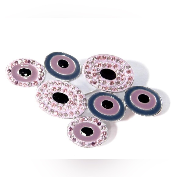 Swarovski Jewelry - Swarovski Vintage Noon Disc Atomic Brooch